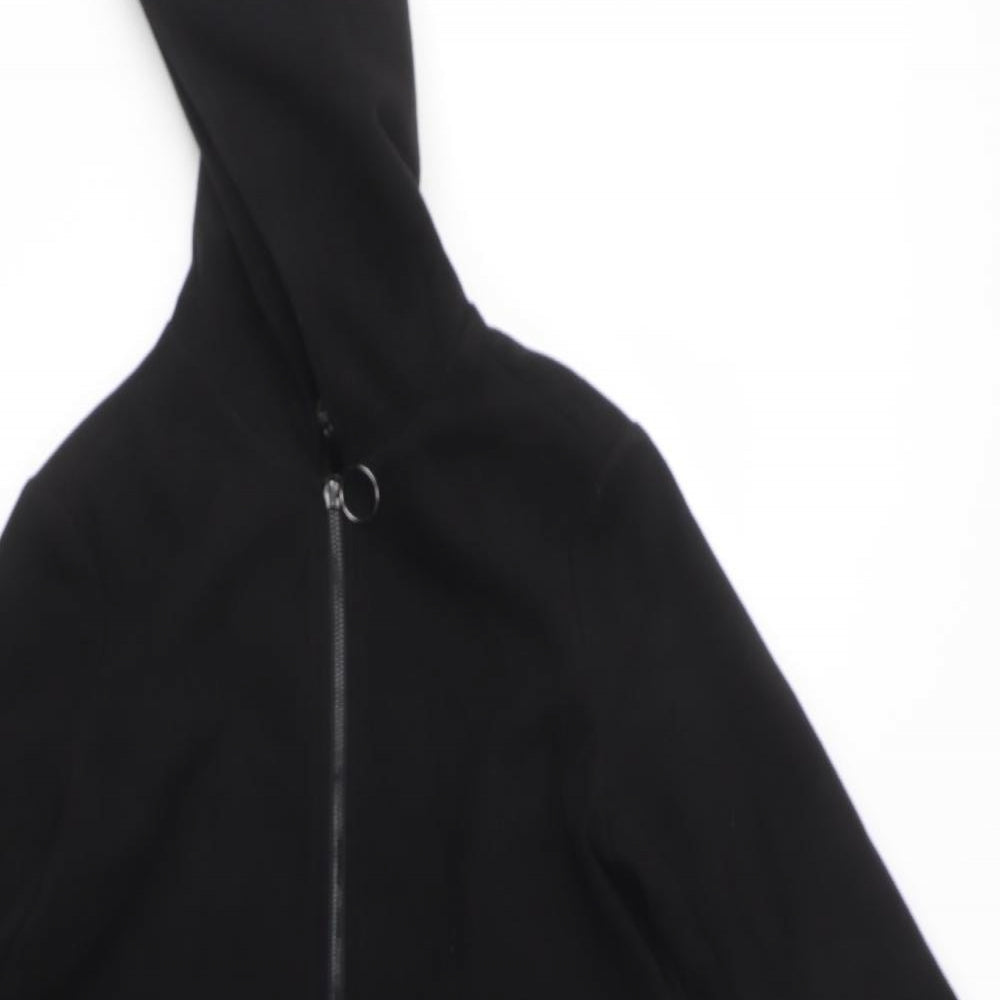 Izue Womens Black   Overcoat Coat Size XS