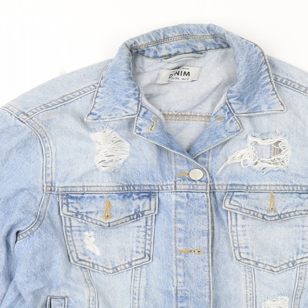 New Look Womens Blue   Jacket  Size 6