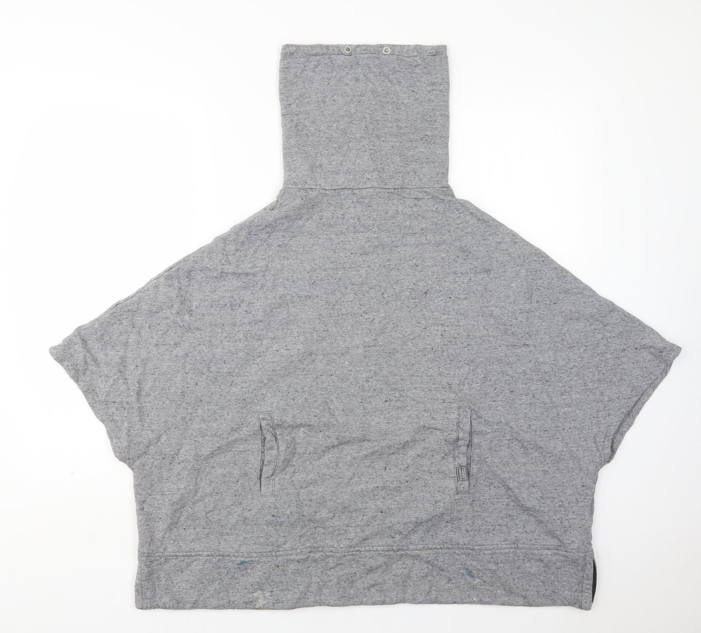 Joules Womens Grey Roll Neck  Cotton Pullover Jumper Size S