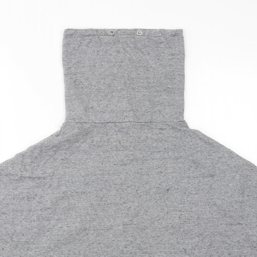 Joules Womens Grey Roll Neck  Cotton Pullover Jumper Size S