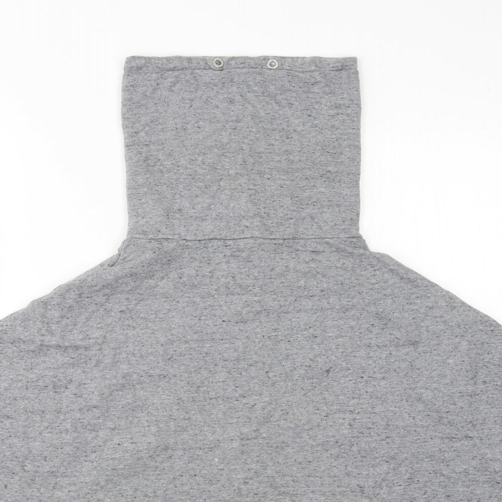 Joules Womens Grey Roll Neck  Cotton Pullover Jumper Size S