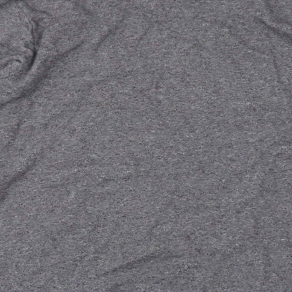 F&F Mens Grey Round Neck  Cotton Pullover Jumper Size XL