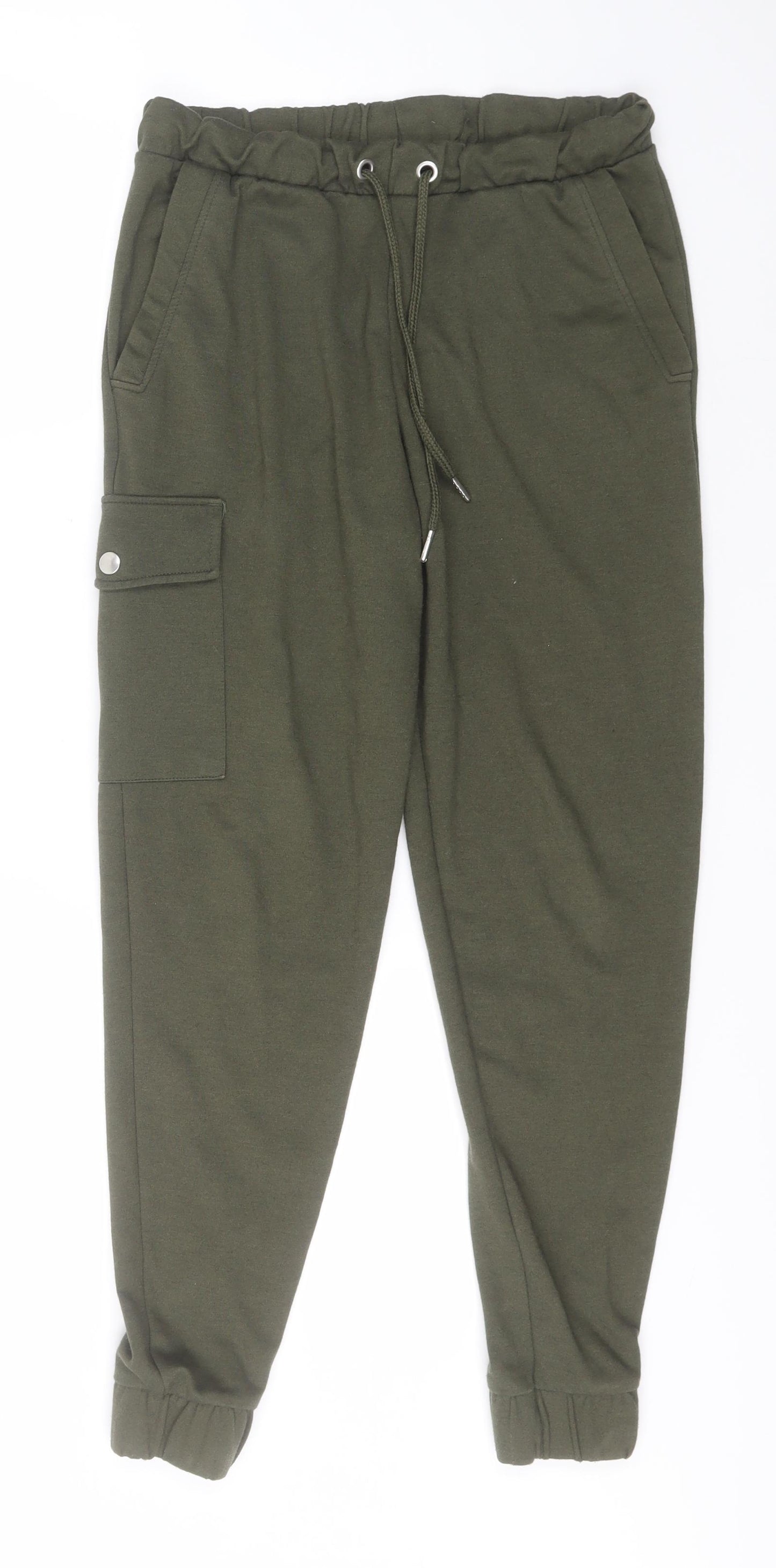 F&F Womens Brown  Polyester Sweatpants Trousers Size 8 L26 in Regular
