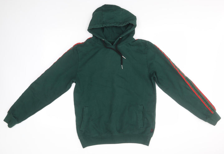 Soul Star Mens Green   Pullover Hoodie Size S