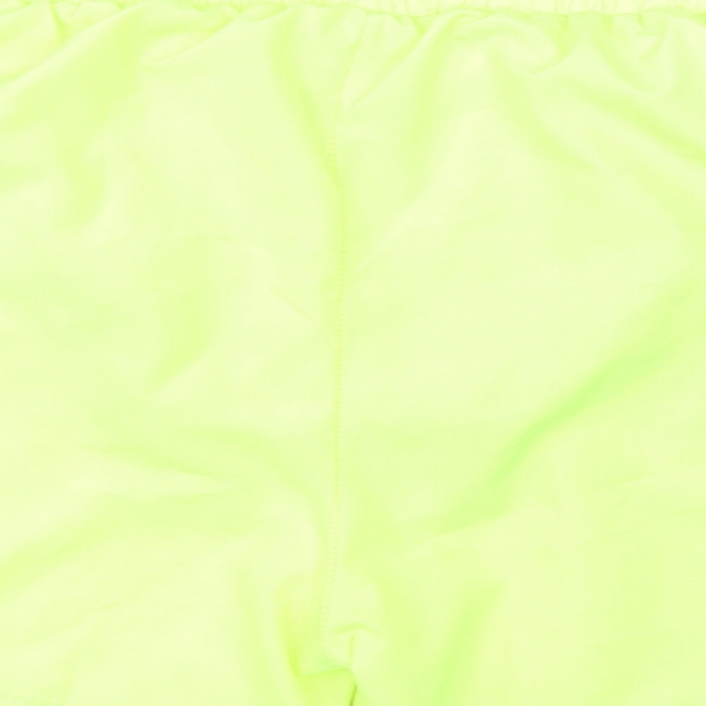 Boohoo Mens Yellow  Polyester Athletic Shorts Size M  Regular