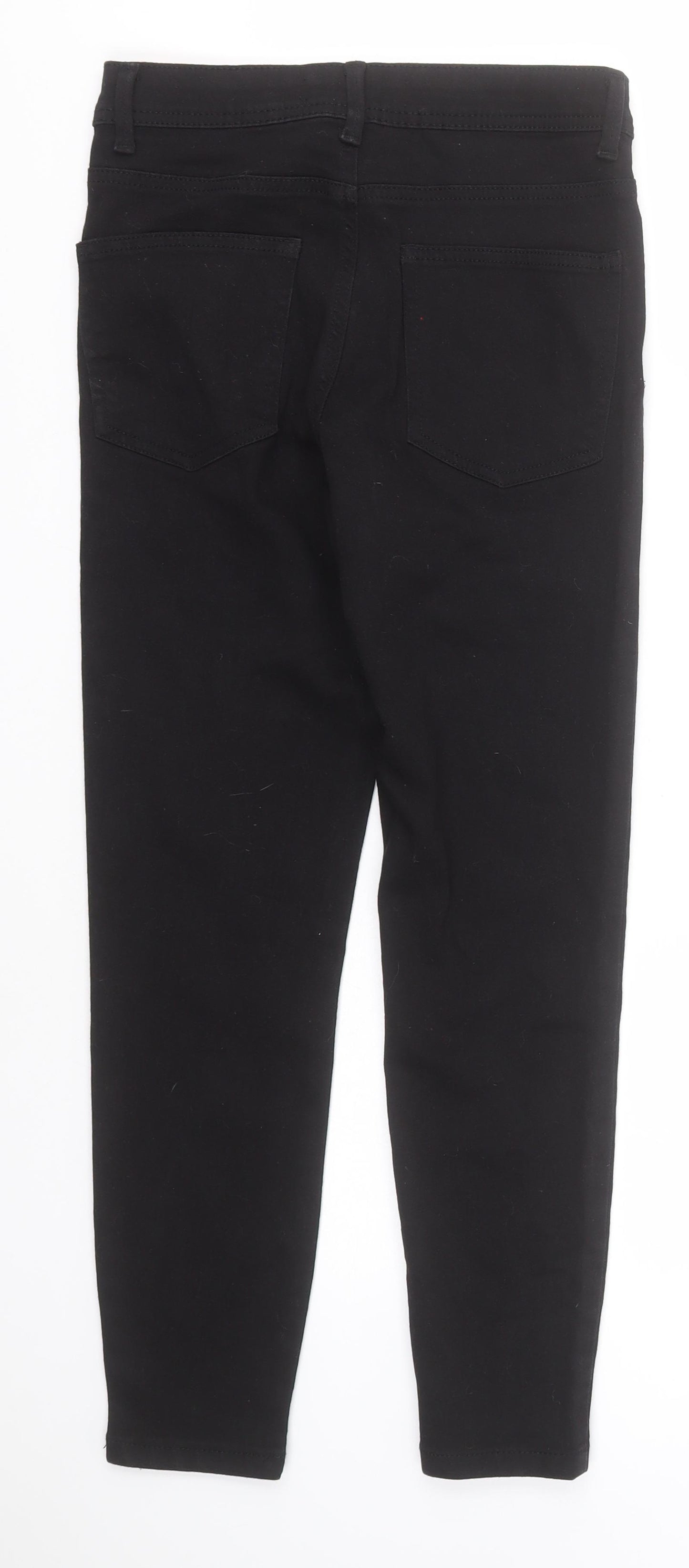 Primark# Womens Black  Cotton Skinny Jeans Size 8 L24 in Regular