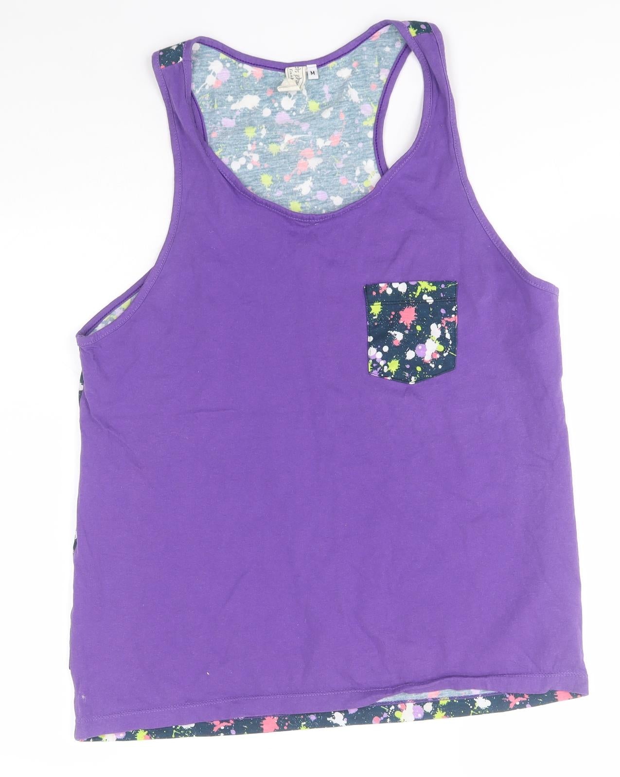 Preworn Womens Blue   Basic Tank Size M Round Neck