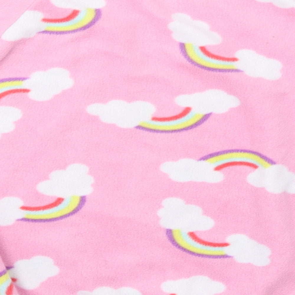 Studio Womens Pink Geometric Polyester Top Pyjama Top Size 12   - Rainbows