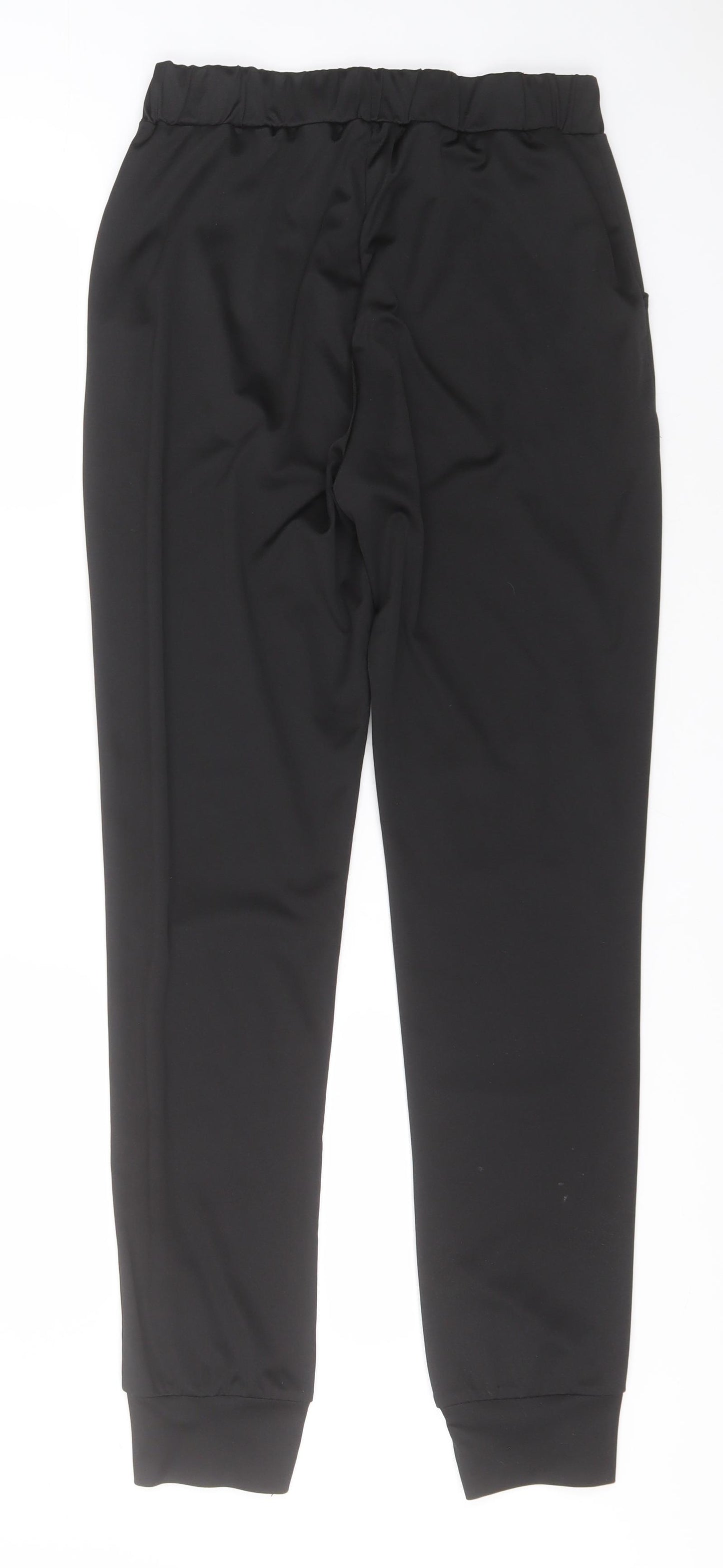 Preworn Womens Black   Jogger Trousers Size M L29 in Regular