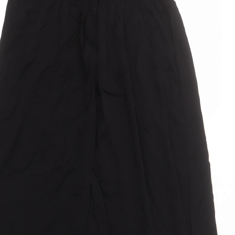 H&M Womens Black  Viscose A-Line  Size L  Halter