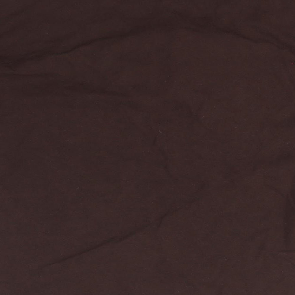 Report Collection Mens Brown  Cotton  T-Shirt Size M Round Neck