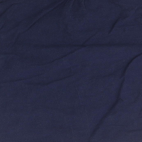 H&M Mens Blue  Cotton  Button-Up Size S Collared