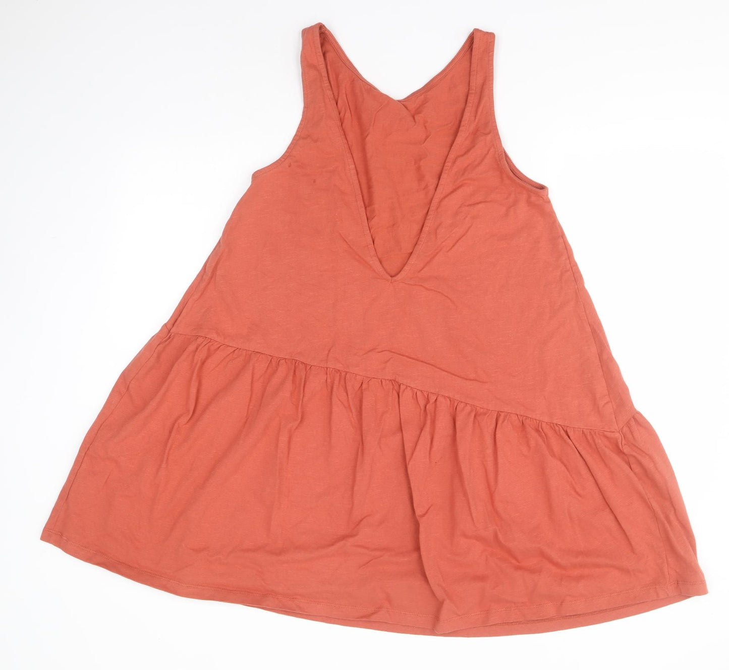 ASOS Womens Red  Cotton A-Line  Size 10  Round Neck