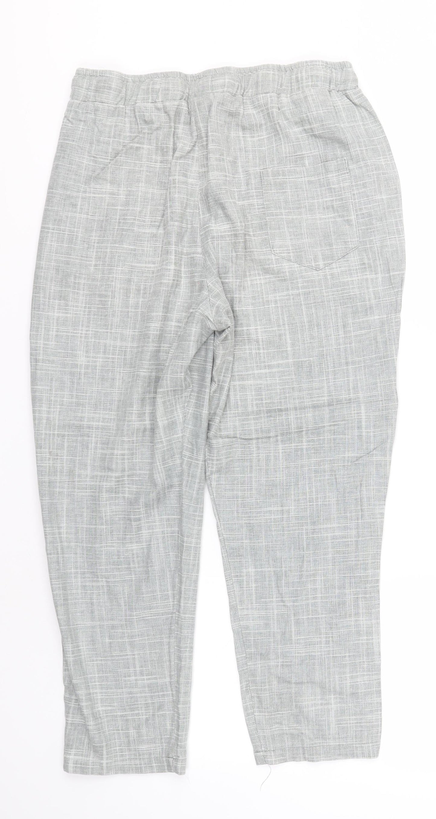 Mr. Fine Mens Grey   Trousers  Size 3XL L23 in Regular
