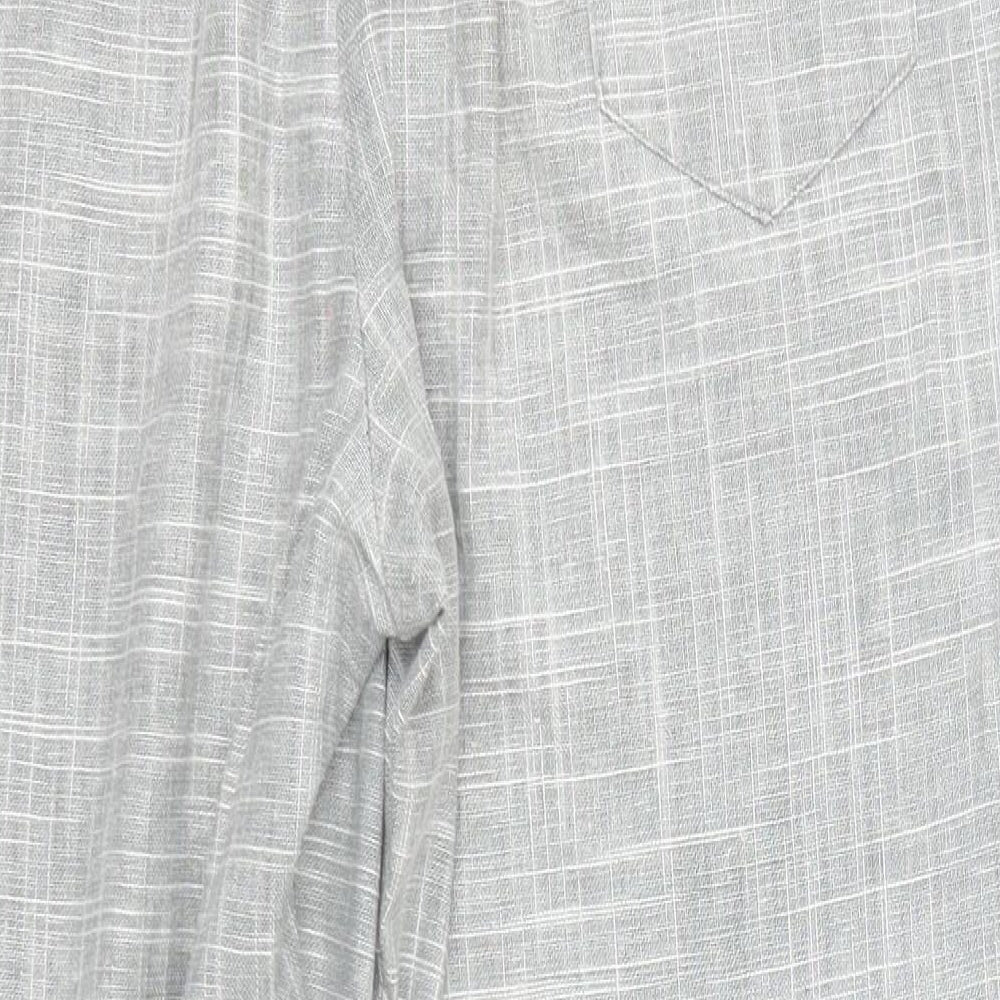 Mr. Fine Mens Grey   Trousers  Size 3XL L23 in Regular