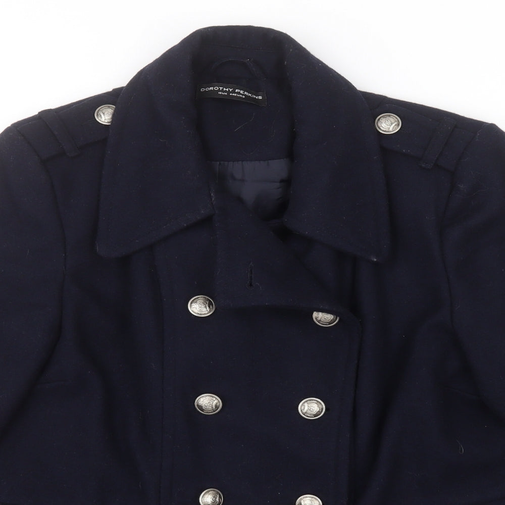Dorothy Perkins Womens Blue   Jacket  Size 16