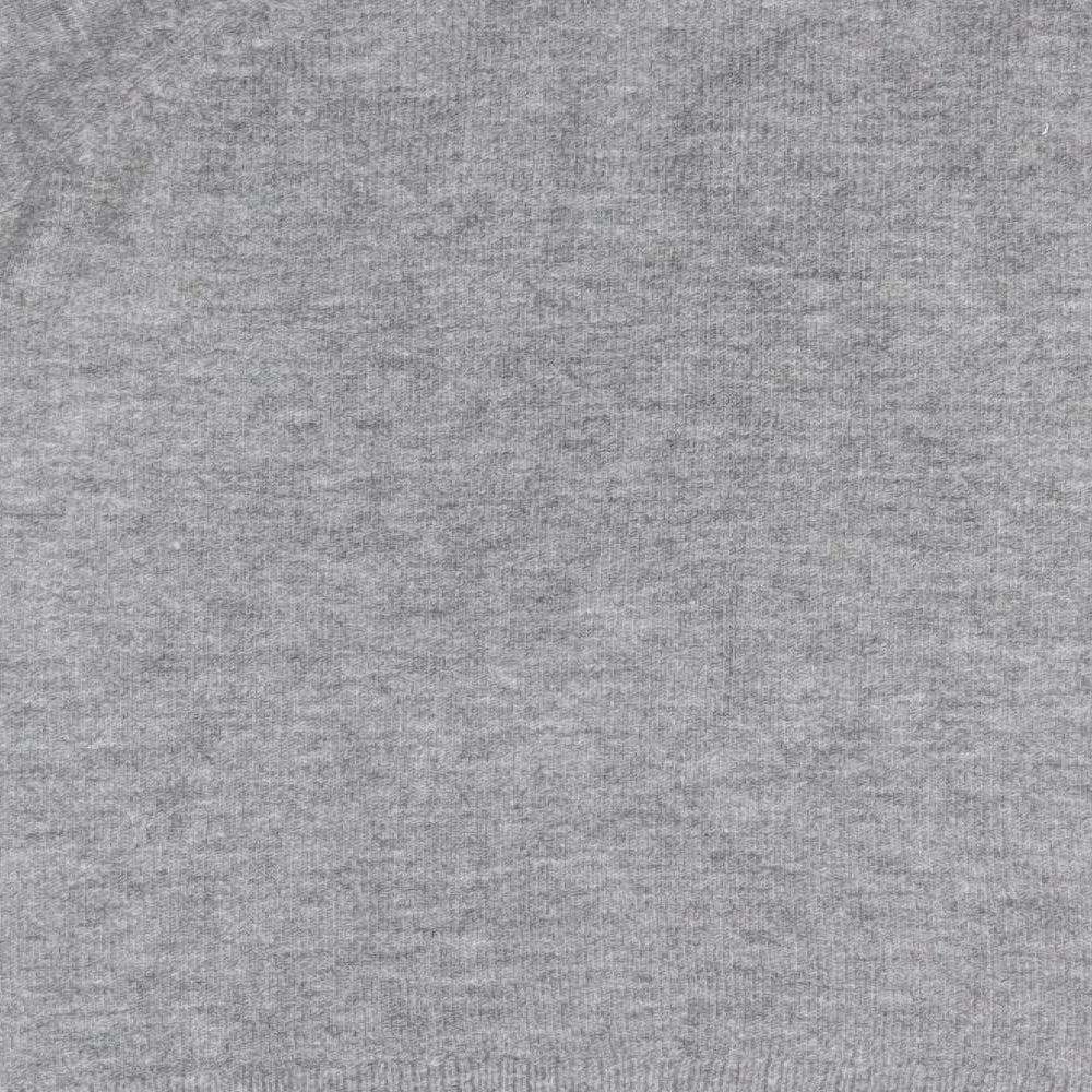 New Look Womens Grey Round Neck  Acrylic Pullover Jumper Size S