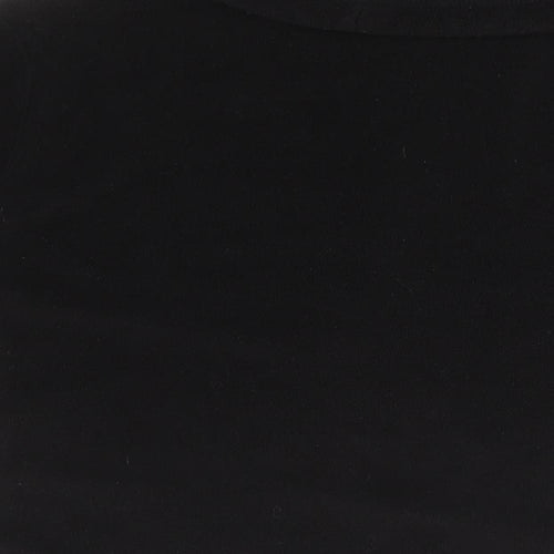 Campri Womens Black Roll Neck  Polyester Pullover Jumper Size 10