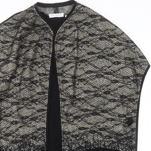Trinny & Susannah Womens Brown Round Neck Animal Print Polyester Cardigan Jumper Size S