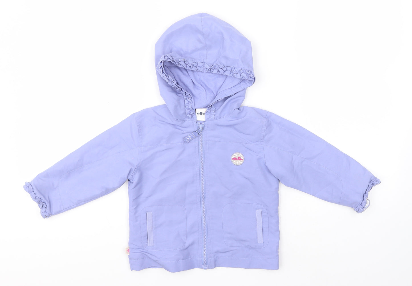ellesse Girls Blue   Rain Coat Coat Size 2-3 Years