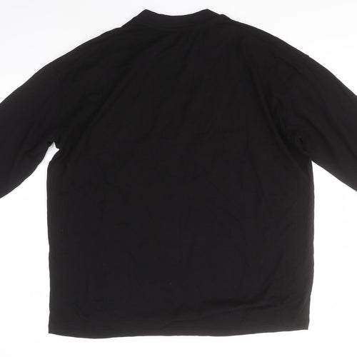 Boohoo Mens Black Round Neck  Cotton Pullover Jumper Size M   - Limited Edition