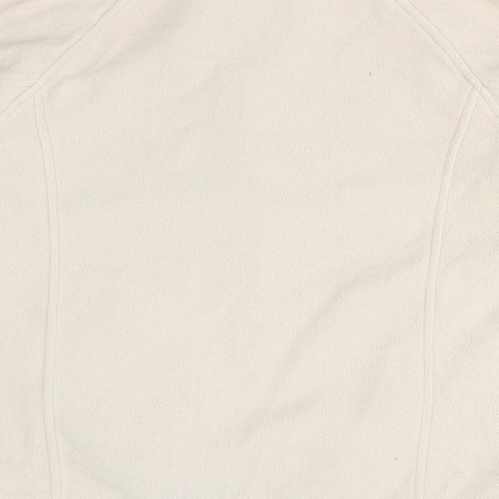Marks and Spencer Womens Beige High Neck  Polyester Pullover Jumper Size 16