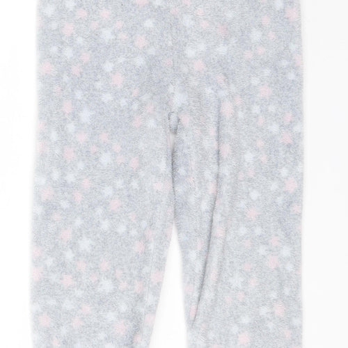 Primark Girls Grey Spotted Polyester  One Piece Size 3-4 Years