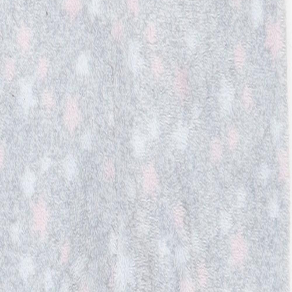 Primark Girls Grey Spotted Polyester  One Piece Size 3-4 Years