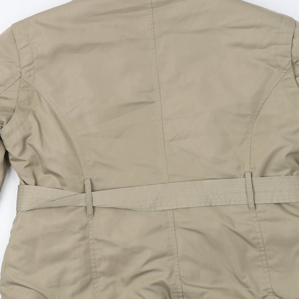 RJR.John Rocha Womens Beige   Jacket  Size 10  Zip - Fluffy Lining