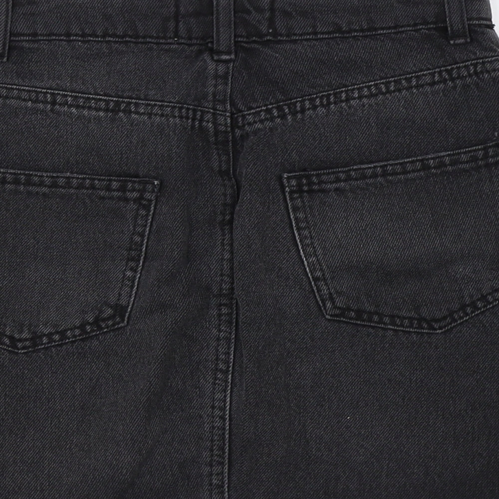 Miss Selfridge Womens Black  Cotton Maxi Set Size 4   Button