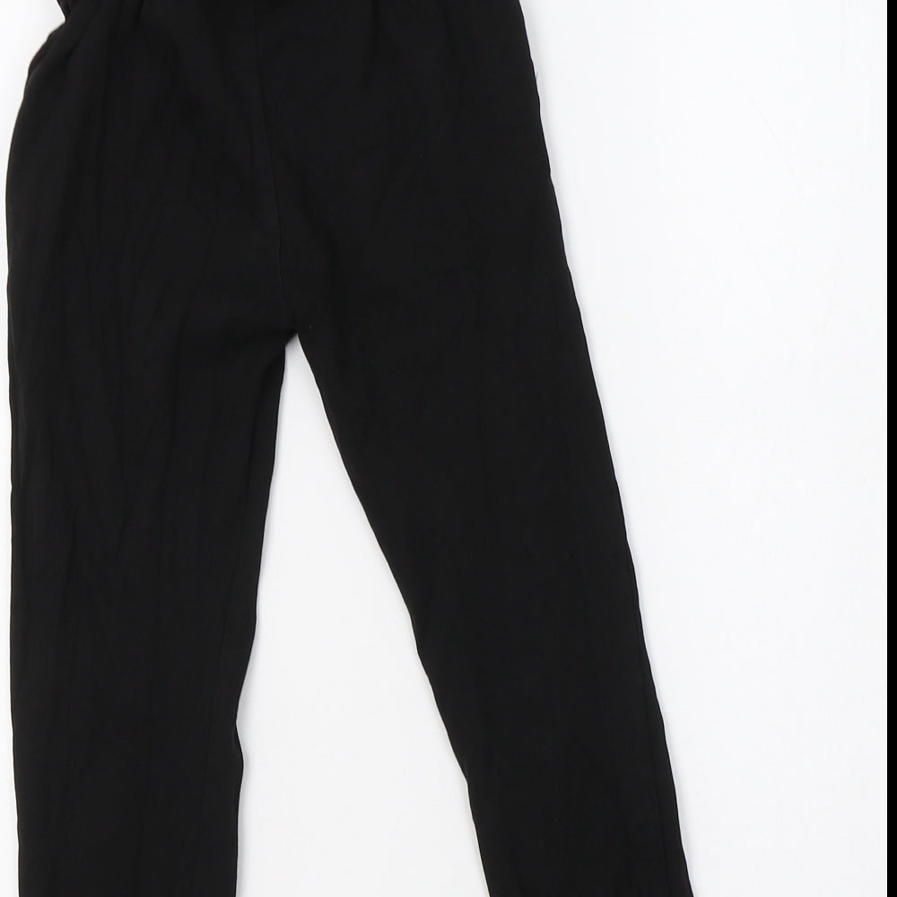 H&M Boys Black  Cotton Jogger Trousers Size 5-6 Years  Regular