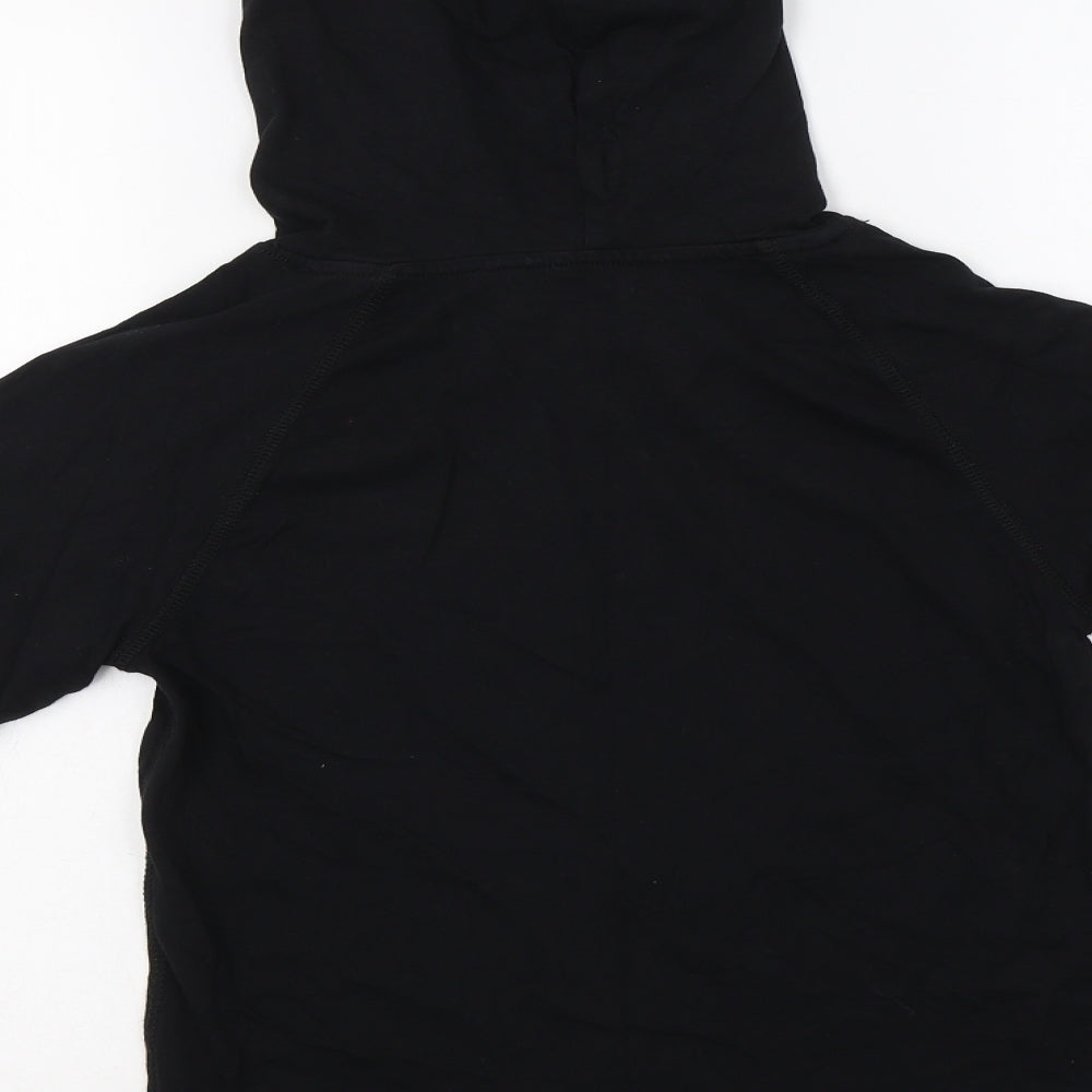 H&M Boys Black  Cotton Pullover Hoodie Size 9-10 Years