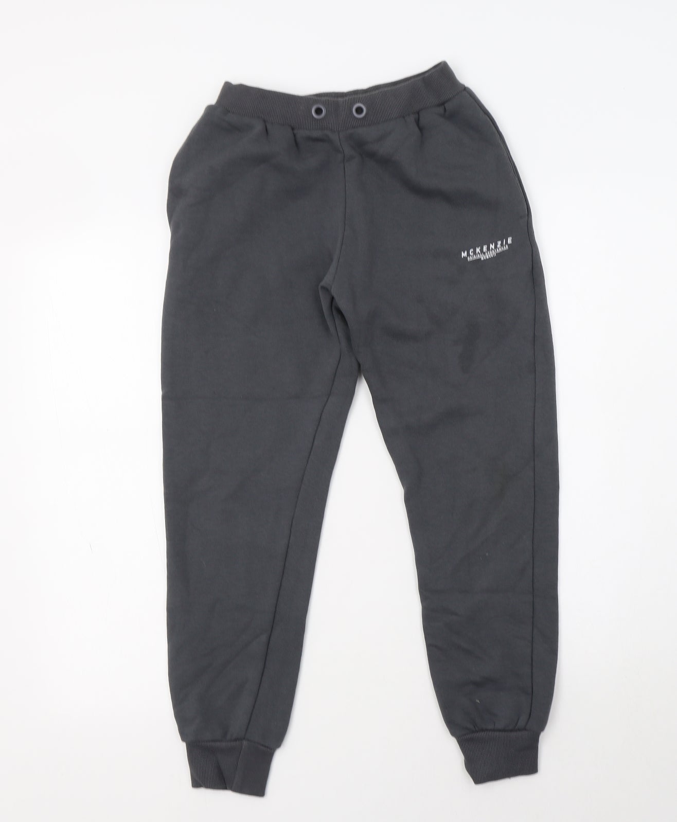 McKenzie Boys Grey  Polyester Jogger Trousers Size 12-13 Years  Regular