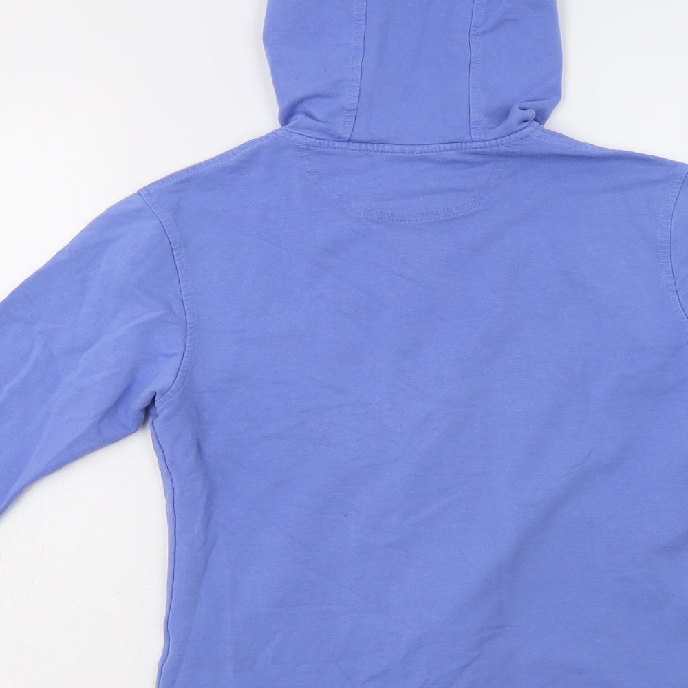 Wilson Womens Blue  Cotton Full Zip Hoodie Size XS  Zip