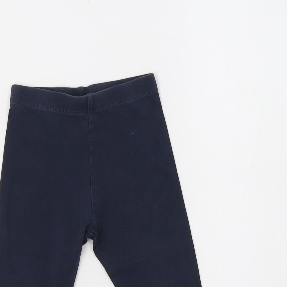 NEXT Baby Blue  Cotton Jogger Leggings Size 12-18 Months