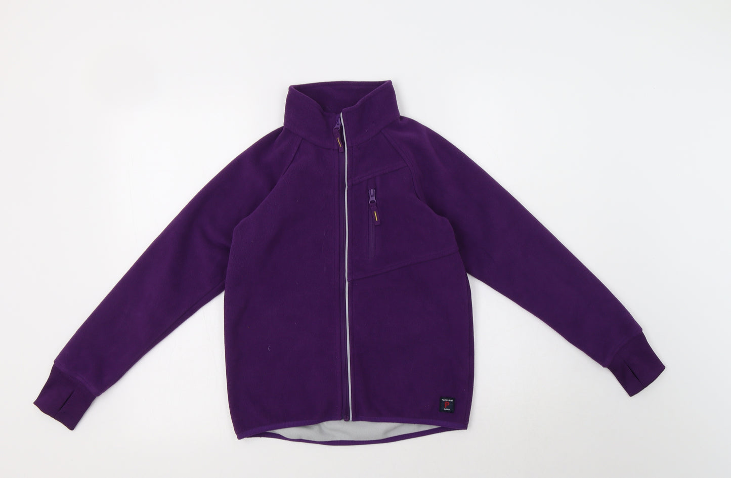 Polarn O. Pyret Girls Purple   Basic Jacket Jacket Size 8-9 Years  Zip