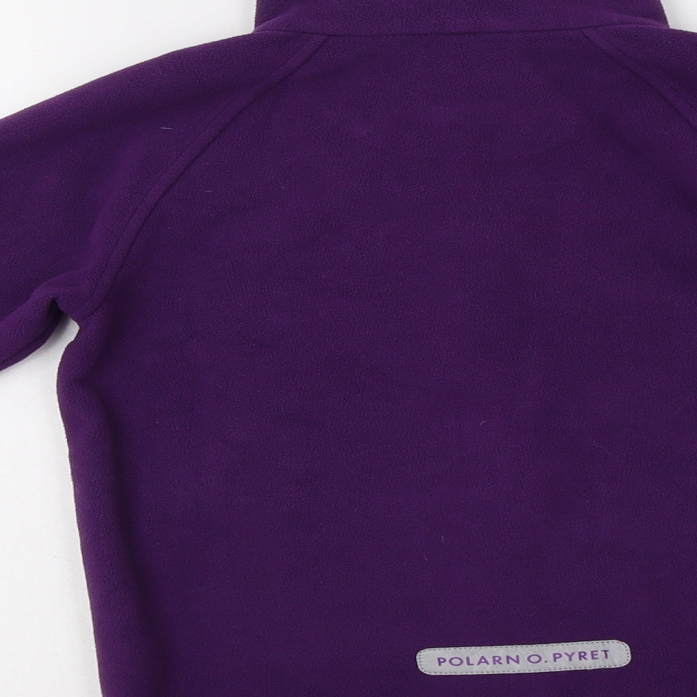 Polarn O. Pyret Girls Purple   Basic Jacket Jacket Size 8-9 Years  Zip