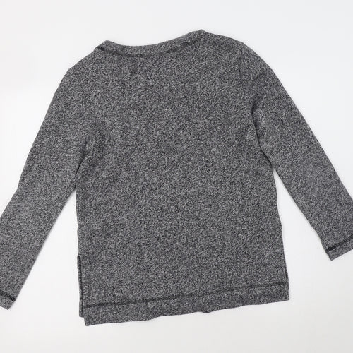 H&M Womens Grey  Cotton Pullover Sweatshirt Size S