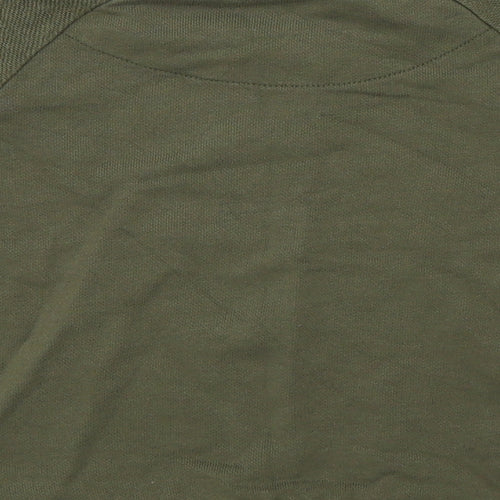 Nutmeg Girls Green  Cotton Pullover Sweatshirt Size 3-4 Years   - Big Cat