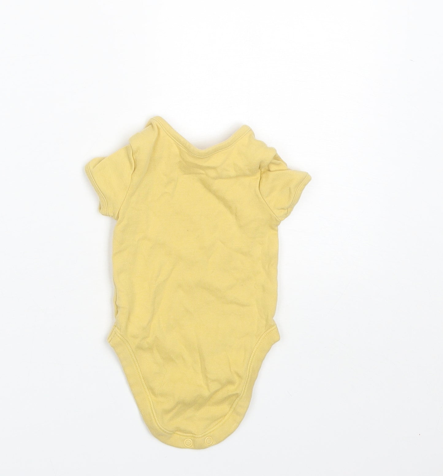 George Baby Yellow  Cotton Romper One-Piece Size 0-3 Months