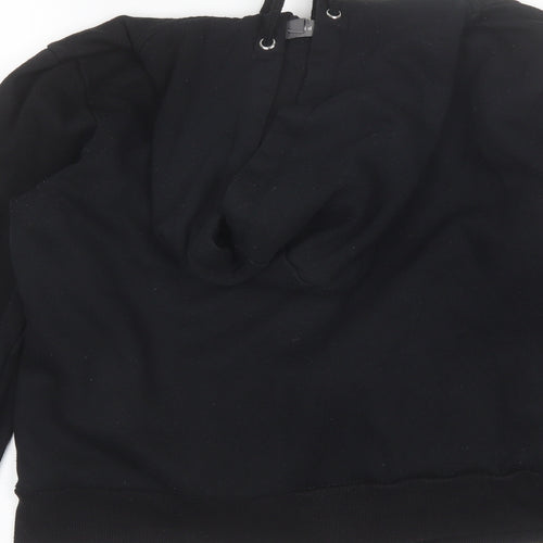 Primark Womens Black  Cotton Full Zip Hoodie Size L