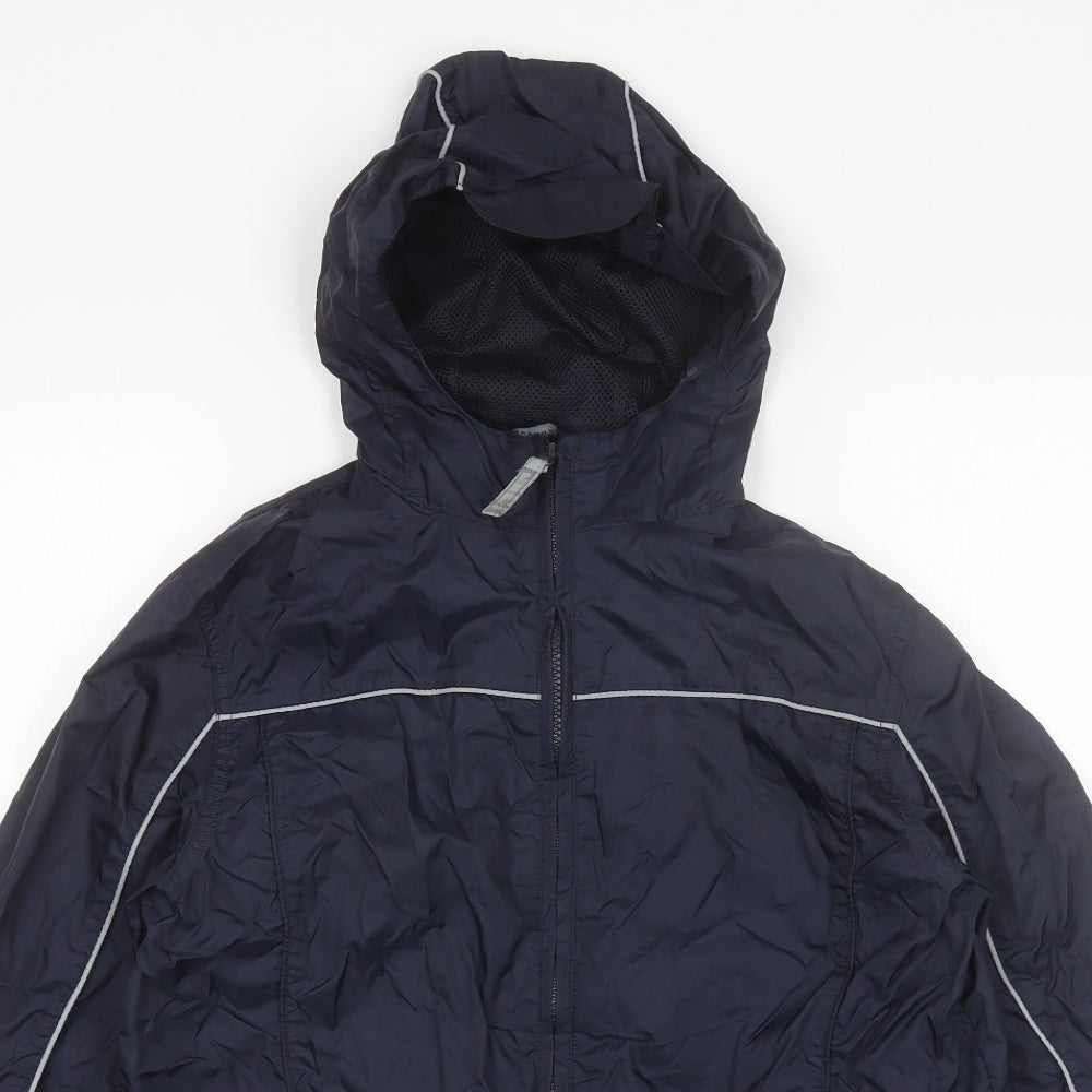 Debenhams Boys Blue   Rain Coat Jacket Size 9-10 Years