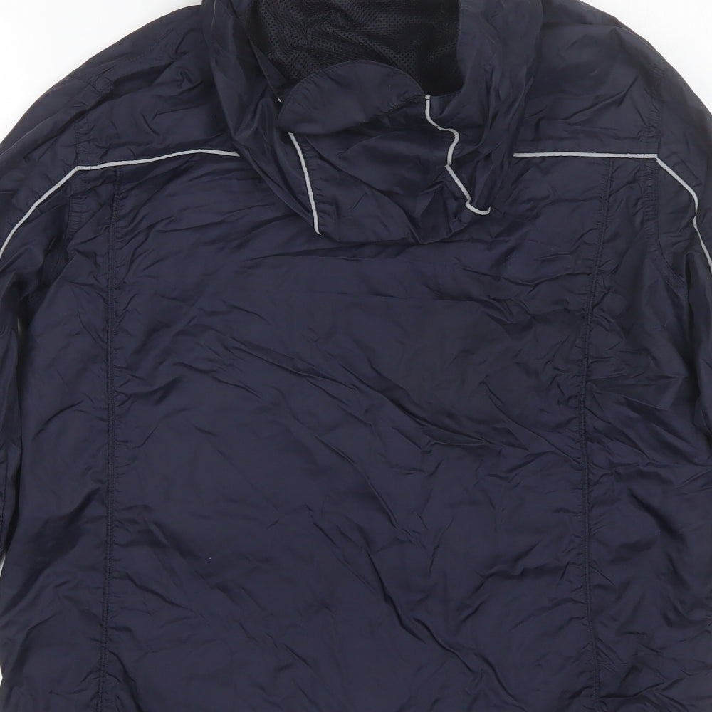 Debenhams Boys Blue   Rain Coat Jacket Size 9-10 Years