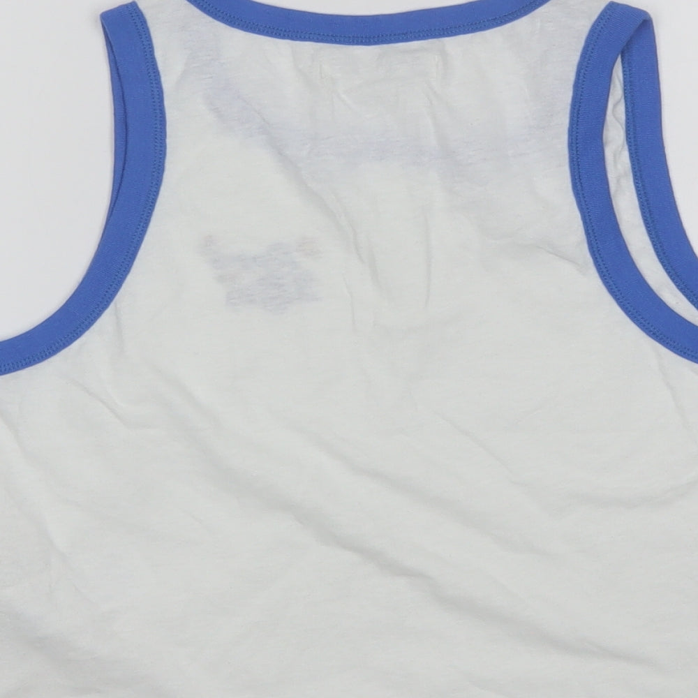 Abercrombie & Fitch Womens White  Cotton Basic Tank Size S Round Neck