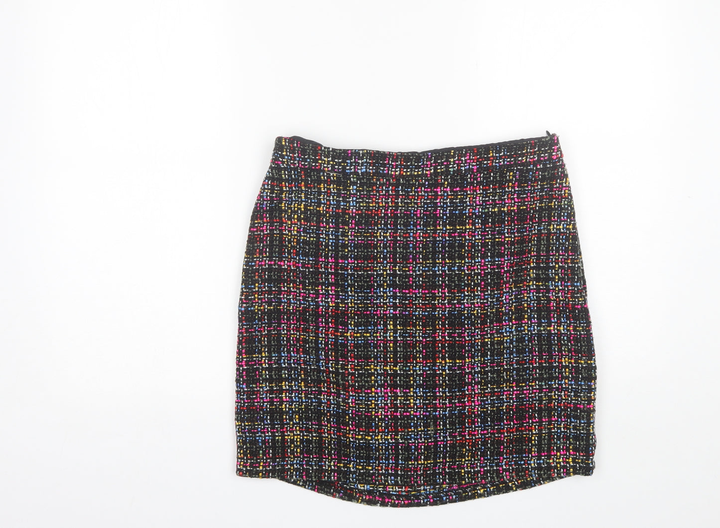 Papaya Womens Black  Polyester Mini Skirt Size 10