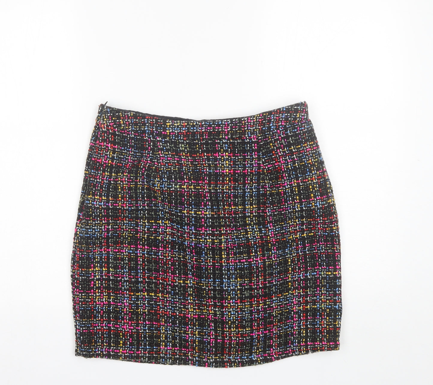 Papaya Womens Black  Polyester Mini Skirt Size 10