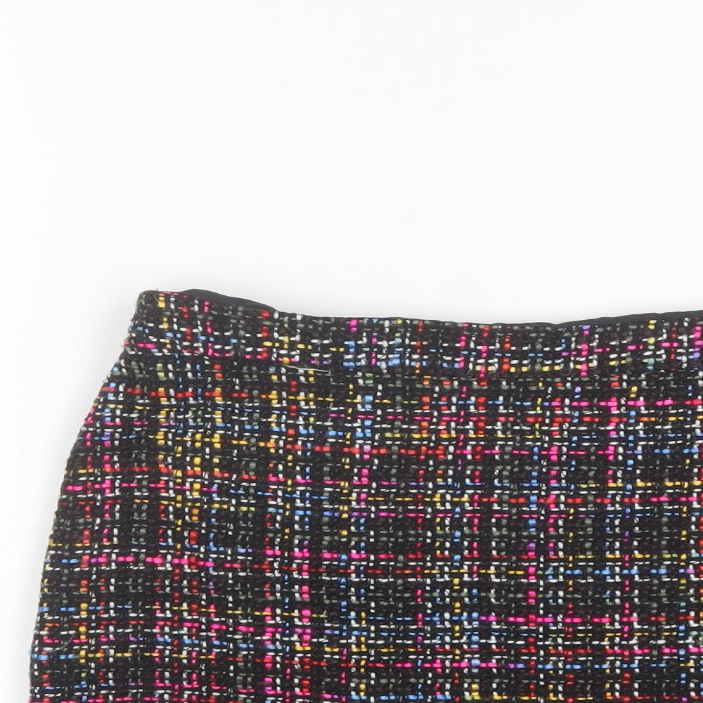 Papaya Womens Black  Polyester Mini Skirt Size 10