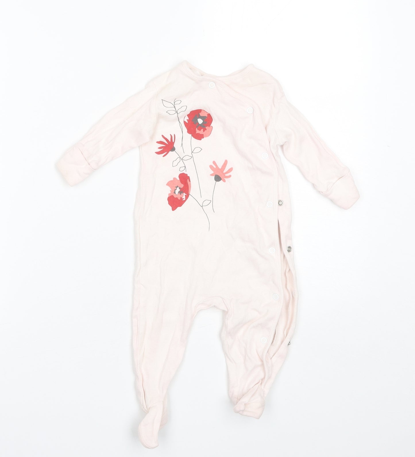 NEXT Baby Pink  Cotton Romper One-Piece Size 3-6 Months