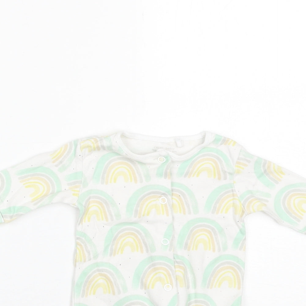 NEXT Baby Green  Cotton Romper One-Piece Size 0-3 Months