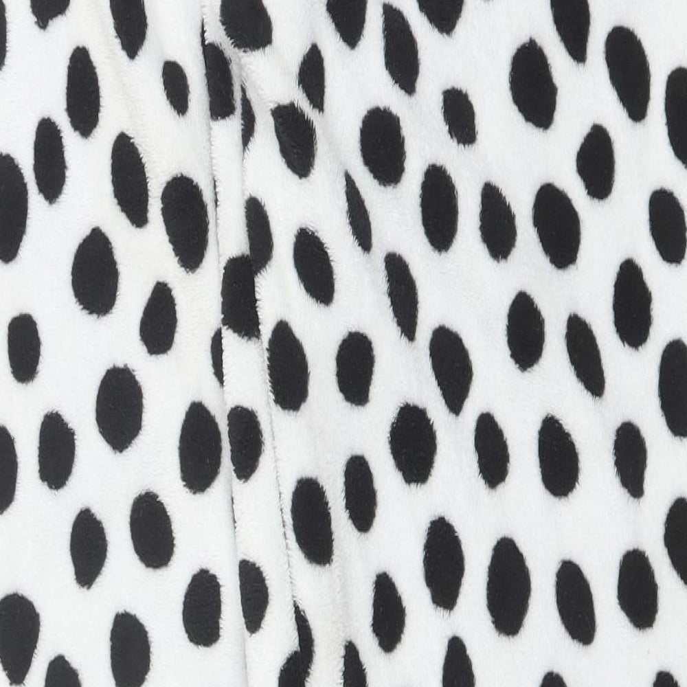 Love to Lounge Womens White Polka Dot Polyester  Pyjama Pants Size M